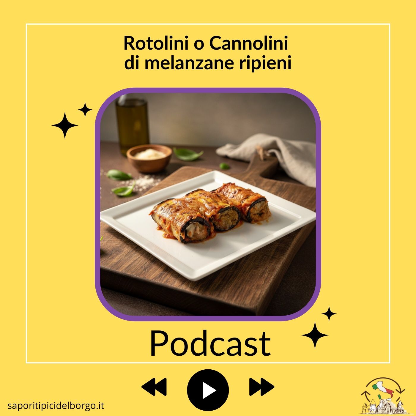 Rotolini o Cannolini di melanzane ripieni episode artwork