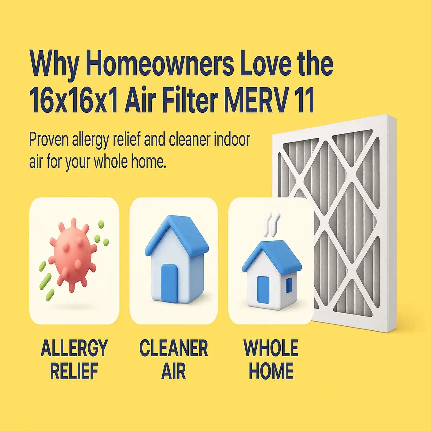 Why Homeowners Love the 16x16x1 Air Filter MERV 11: Proven Allergy Relief and Cleaner Indoor Air for Your Whole Home episode artwork