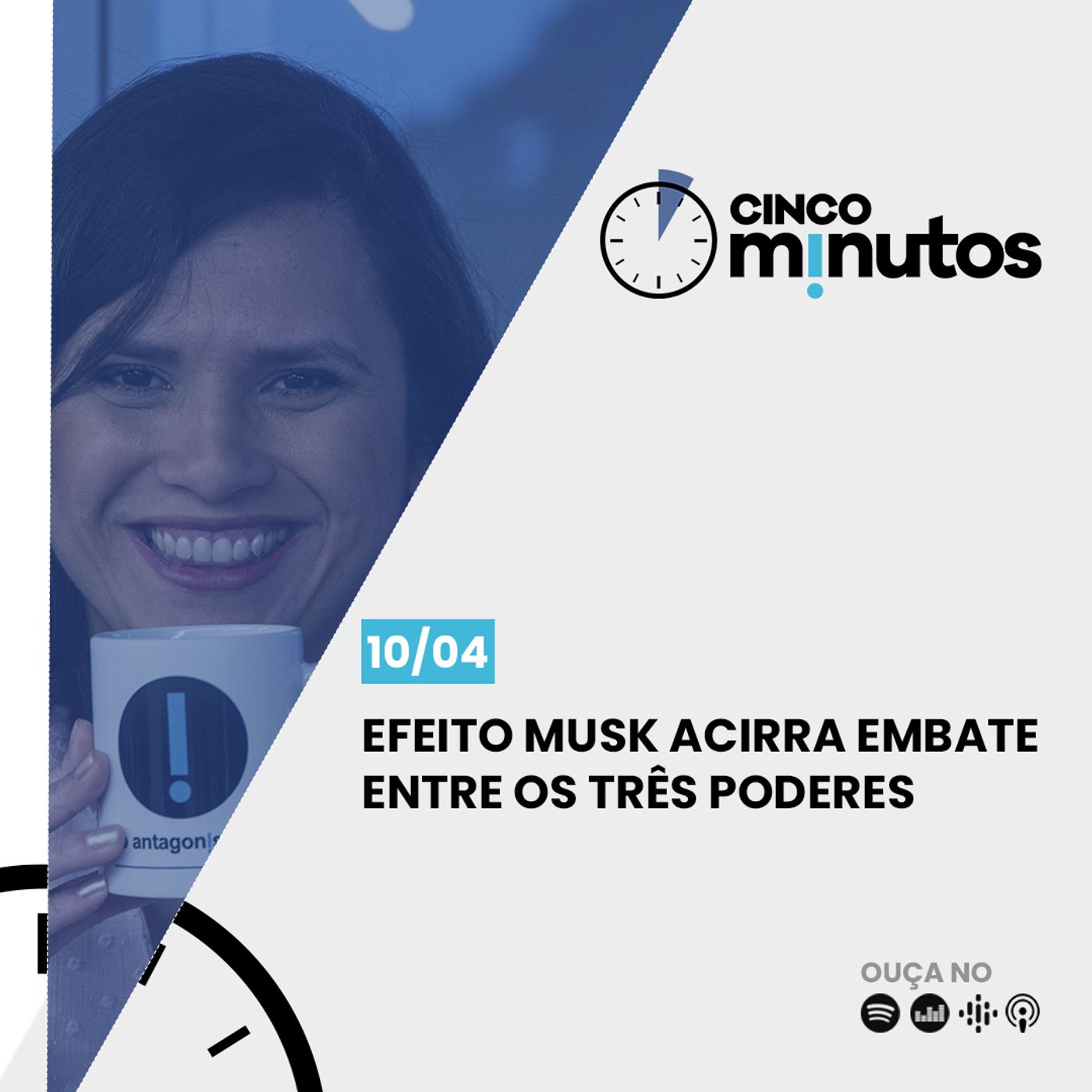 Cinco Minutos: Efeito Musk acirra embate entre os três Poderes episode artwork