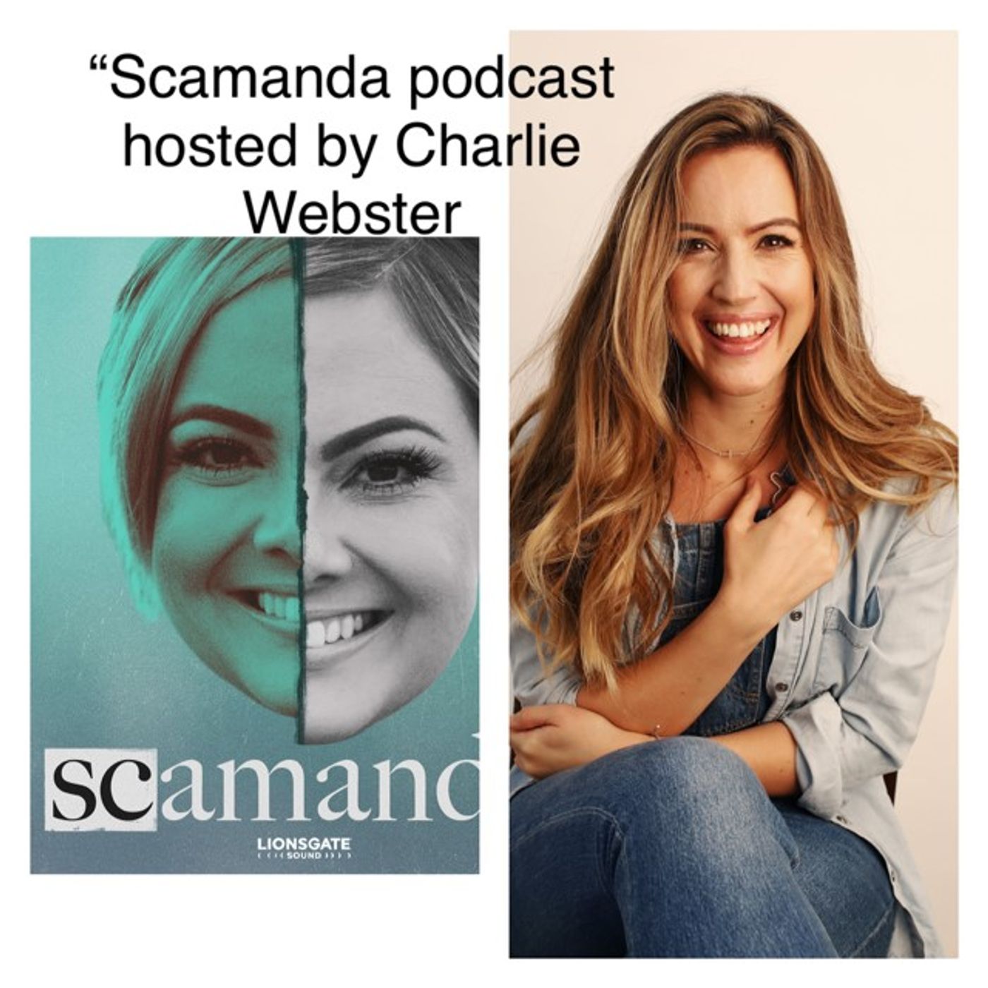 The "Scamanda" Podcast, Journalist Charlie Webster & NON Creepy Cancer Charities - podcast episode cover