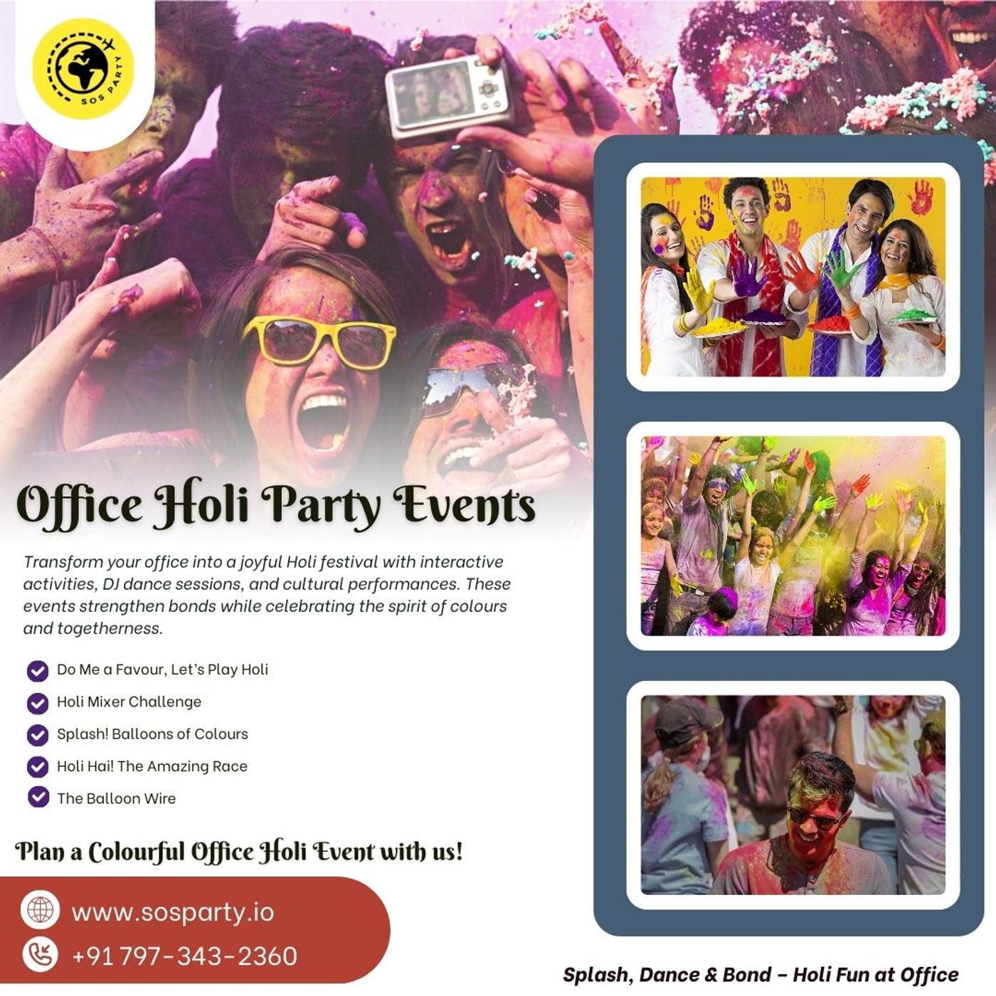 Holi Party For Corporates