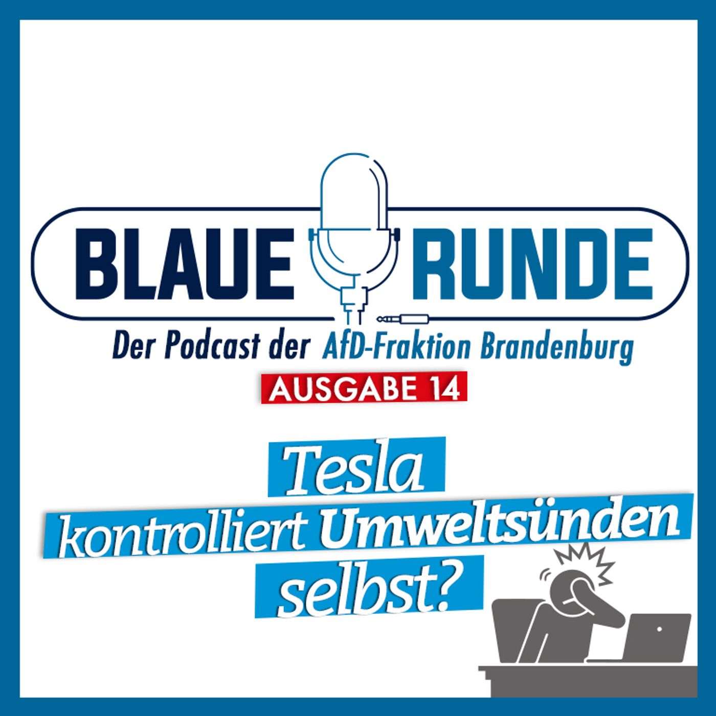 Tesla kontrolliert Umweltsünden selbst? | Die Blaue Runde, Ausgabe 14/23 vom 07.02.2023 episode artwork