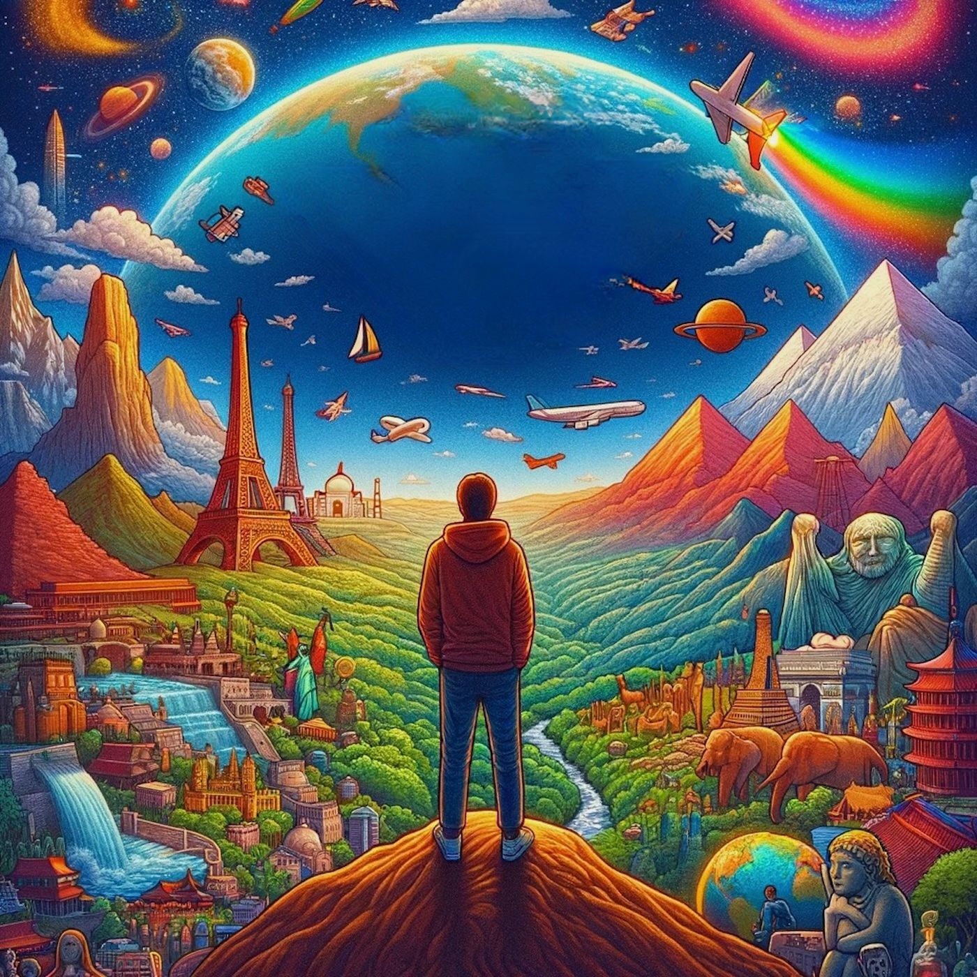 "I'm bored' is a useless thing to say. You live in a great, big, vast world that you've seen none percent of." episode artwork