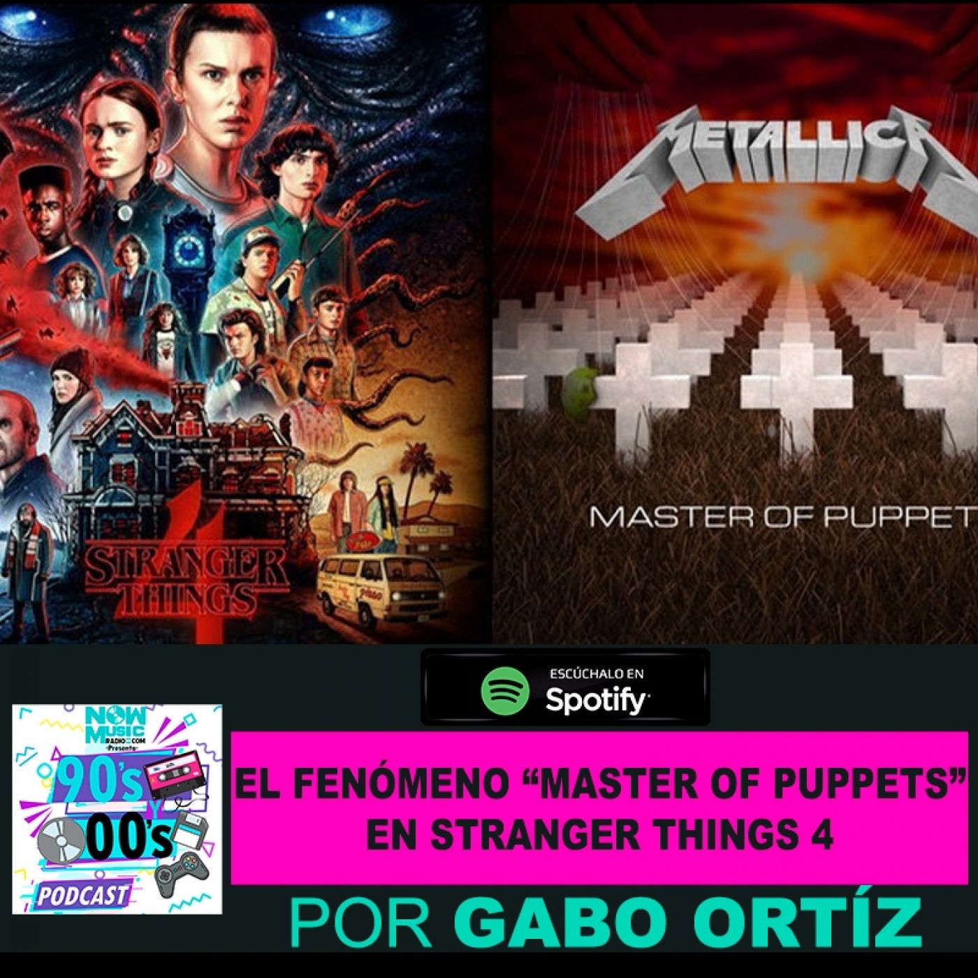 El fenómeno "Master Of Puppets" en Stranger Things 4 episode artwork