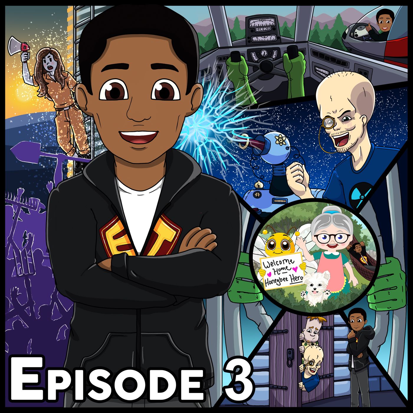 Ep. 3 - Captain EJ vs. The Knucklers (Superhero Story)