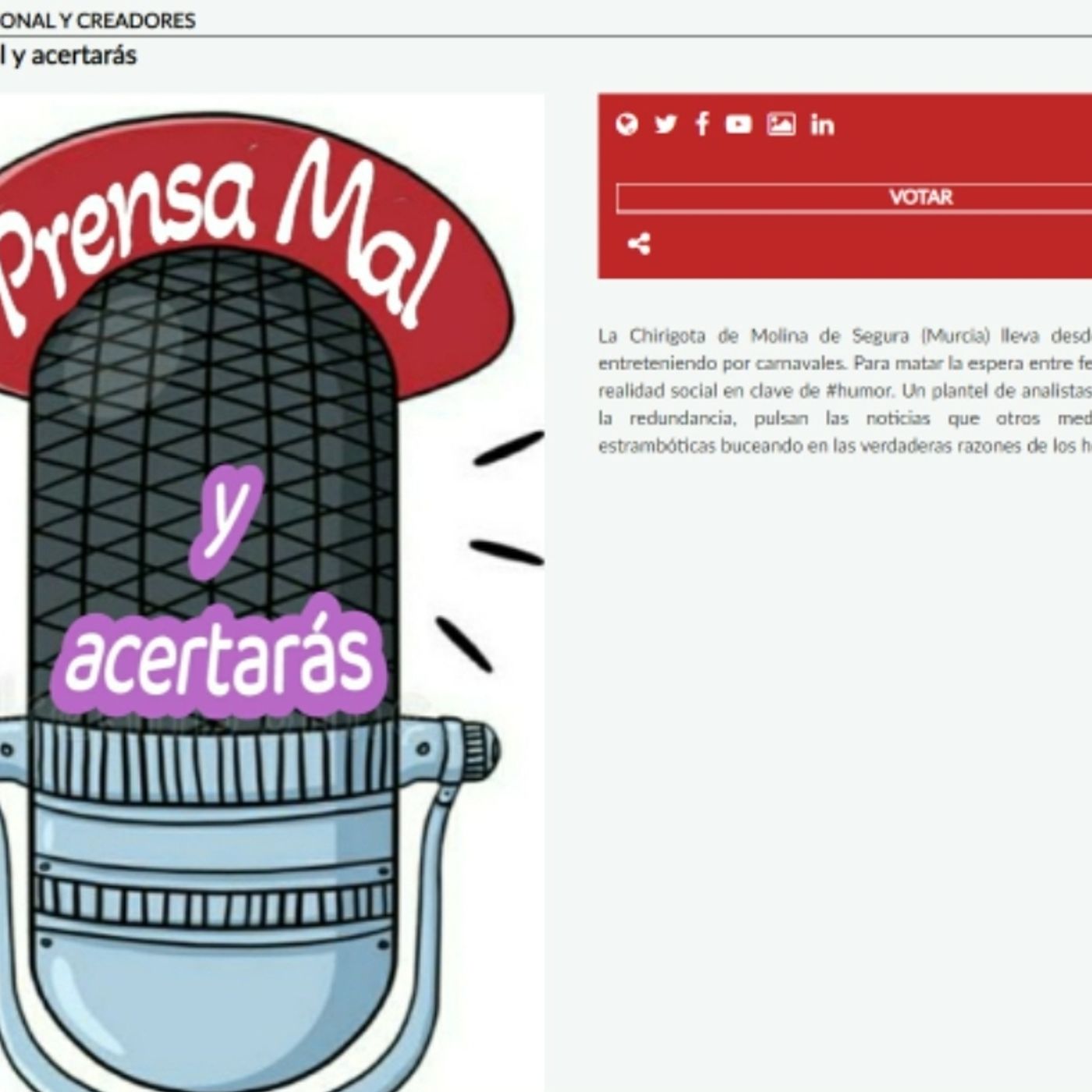 #Humor. Prensa mal y acertarás