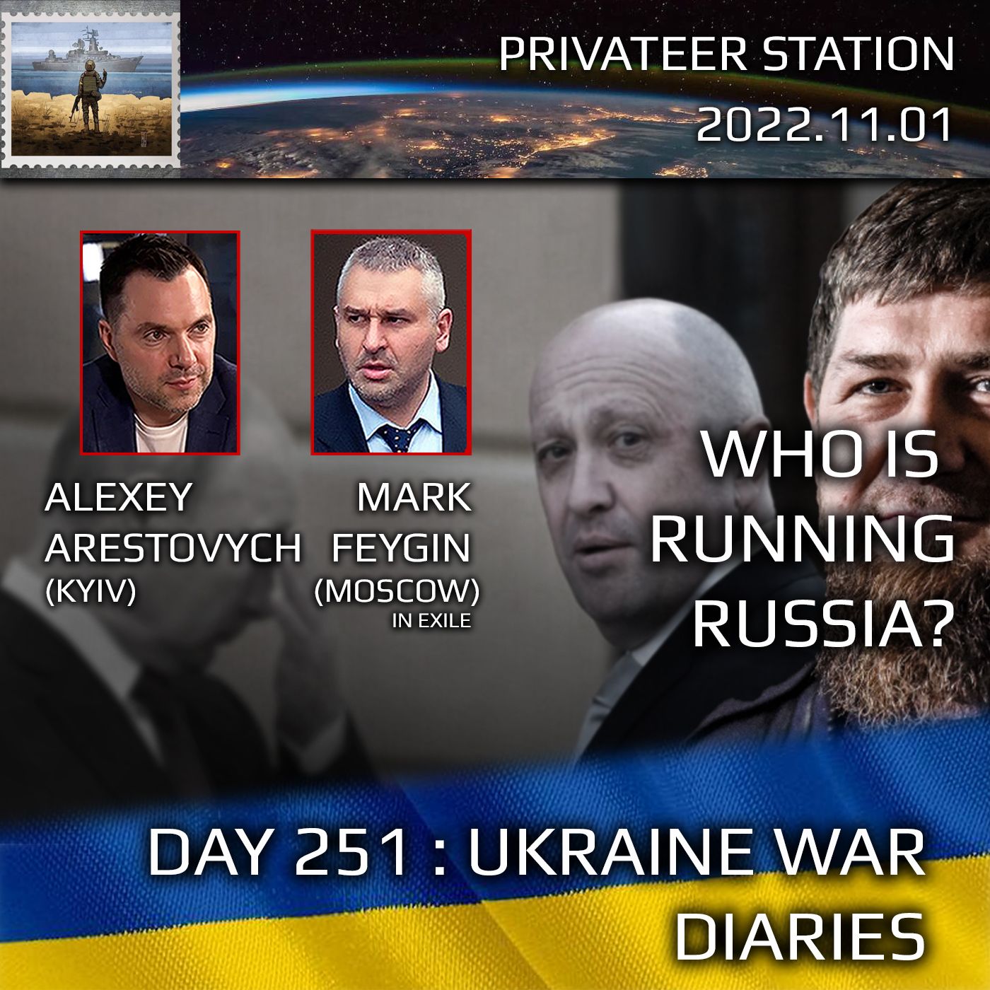 cover of episode War Day 251: Ukraine War Chronicles with Alexey Arestovych & Mark Feygin