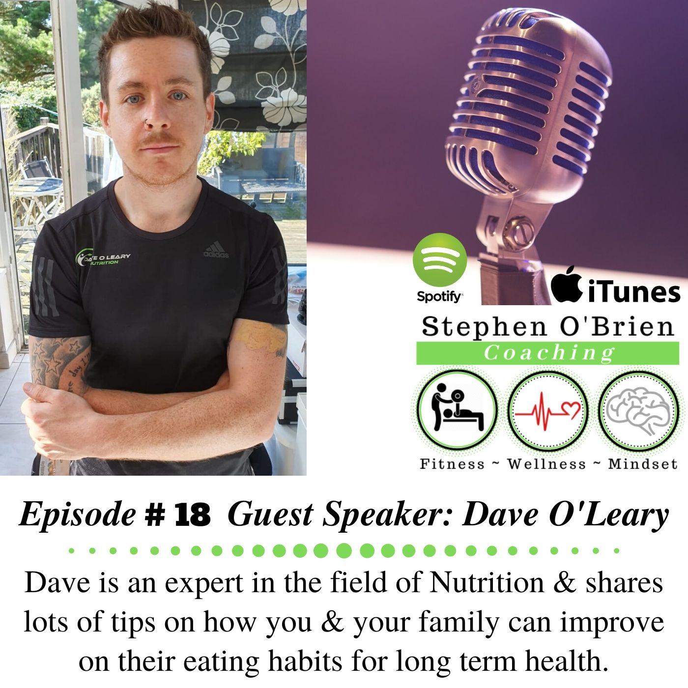 Dave O'Leary Nutritionist - Creating new healthy habits for better health. — Stephen O'Brien Coaching cover