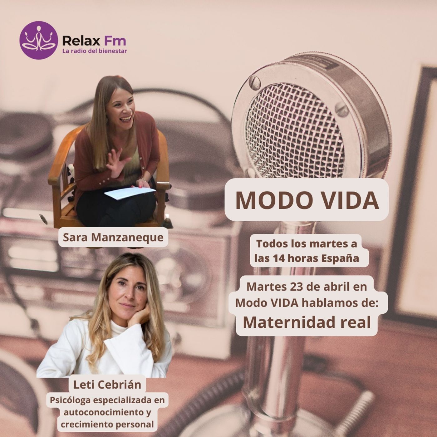 Maternidad Real con Leti Cebrián (Psicóloga especializada en Autoconocimiento y Crecimiento personal)