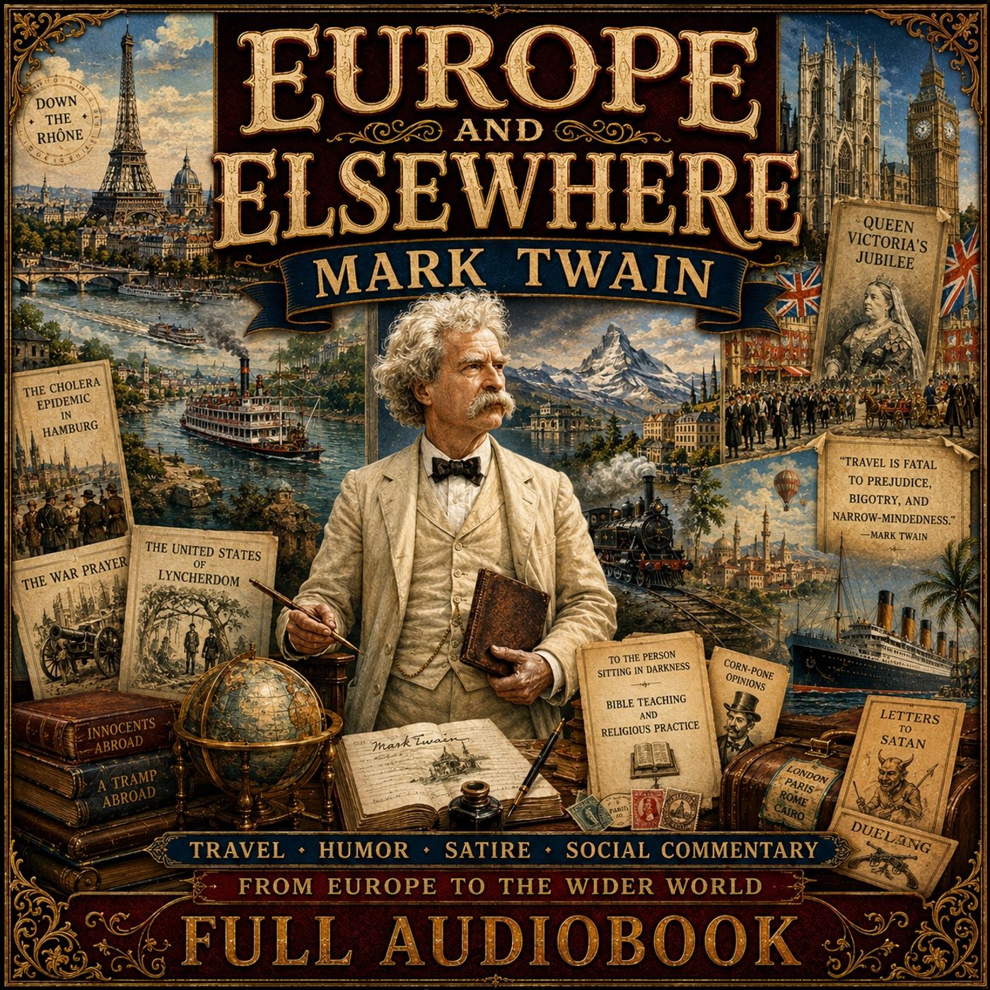 Europe and Elsewhere by Mark Twain | Travel, Humor, Satire & Social Commentary | Full Audiobook Part 1 episode artwork