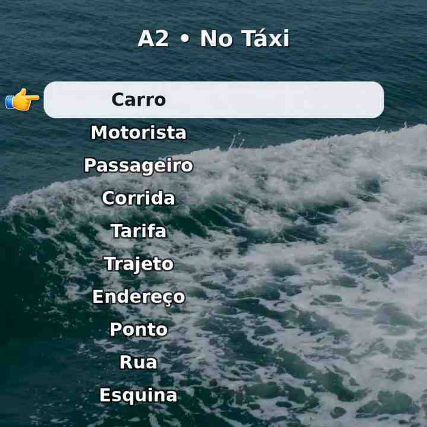 Salve e repita em voz alta_ No Táxi