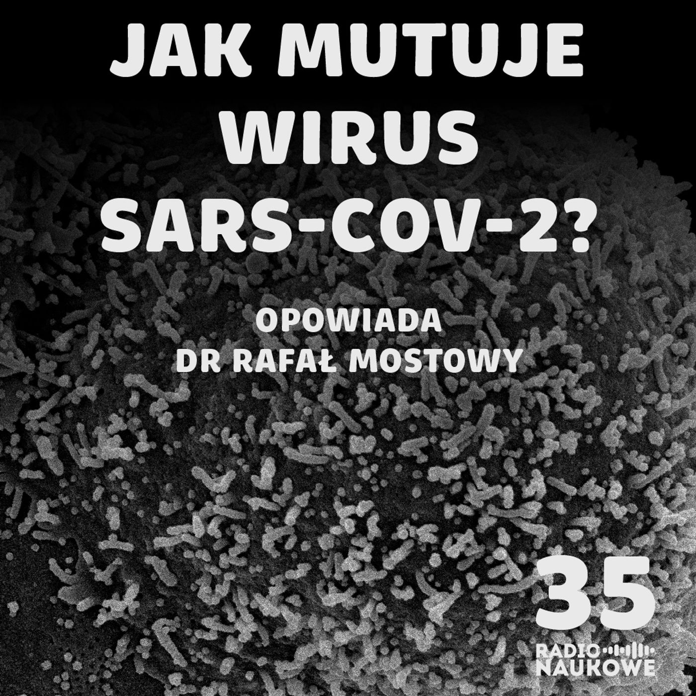 #35 Czy to wciąż jeden wirus? Mutacje, warianty i przyszłość SARS-CoV-2 | dr Rafał Mostowy