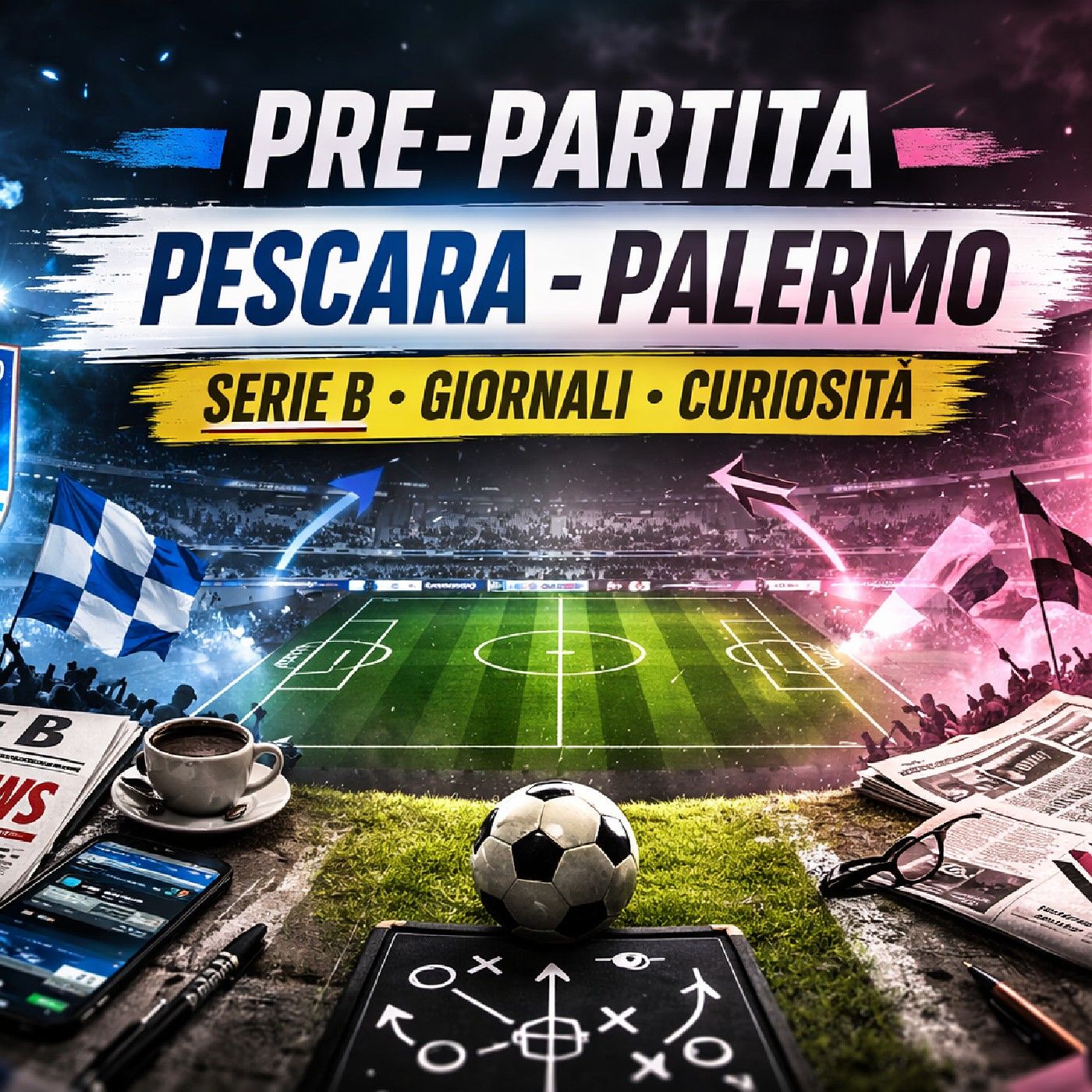 🔴CHIACCHIERICCIA  - 🔴👀PrE pArTitA ⚽️Pescara Calcio Vs Palermo episode artwork