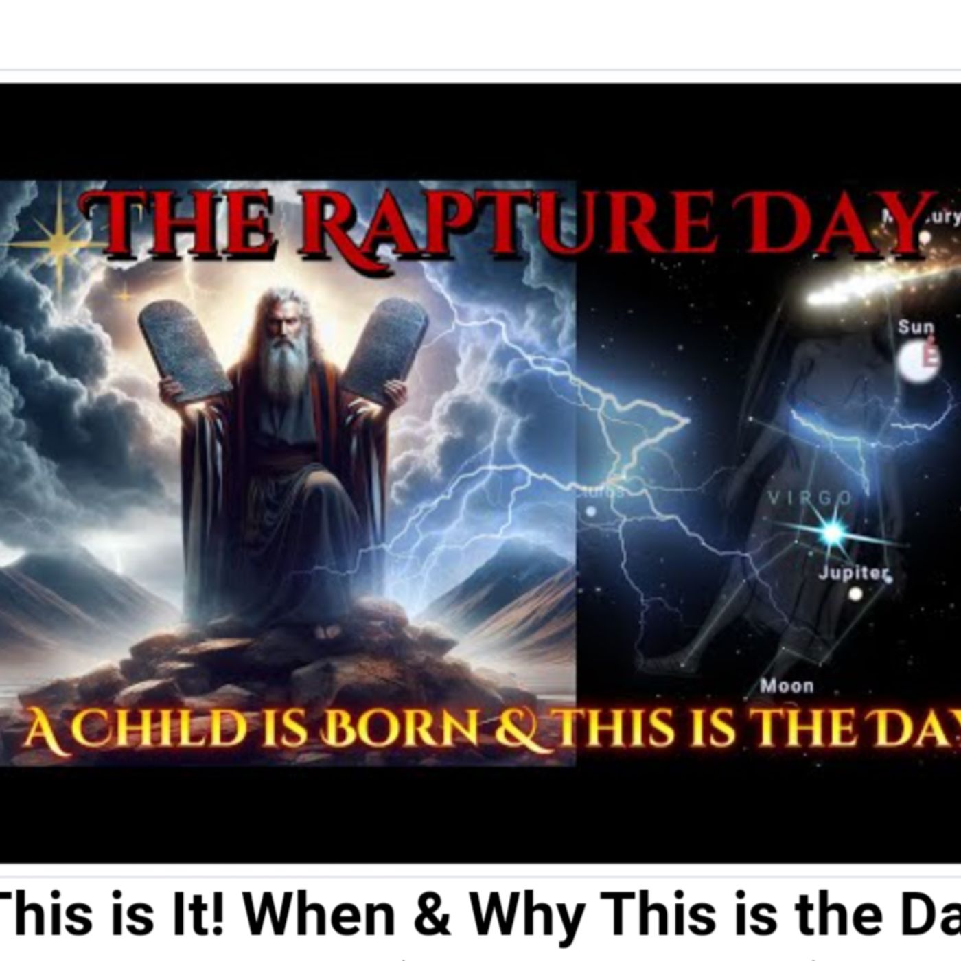 This is It! When & Why This is the Day of the Rapture (A Child is Born) episode artwork