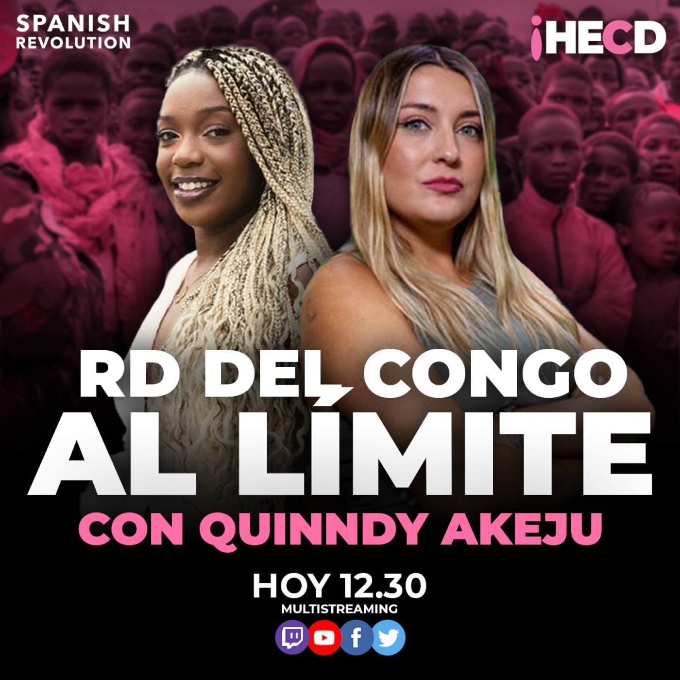 HECD! 508 Marina Lobo -¿Hay pocos españoles?+Hombres de valor Rievra y Abascal+RD del Congo, al límite con Quinndy Akeju