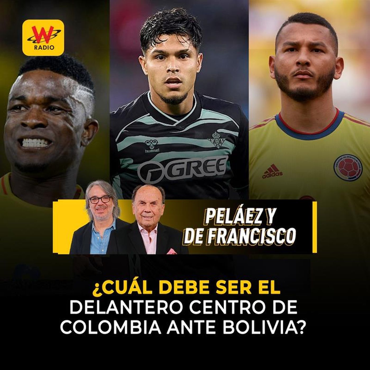 ¿Cuál debe ser el delantero centro de Colombia ante Bolivia?