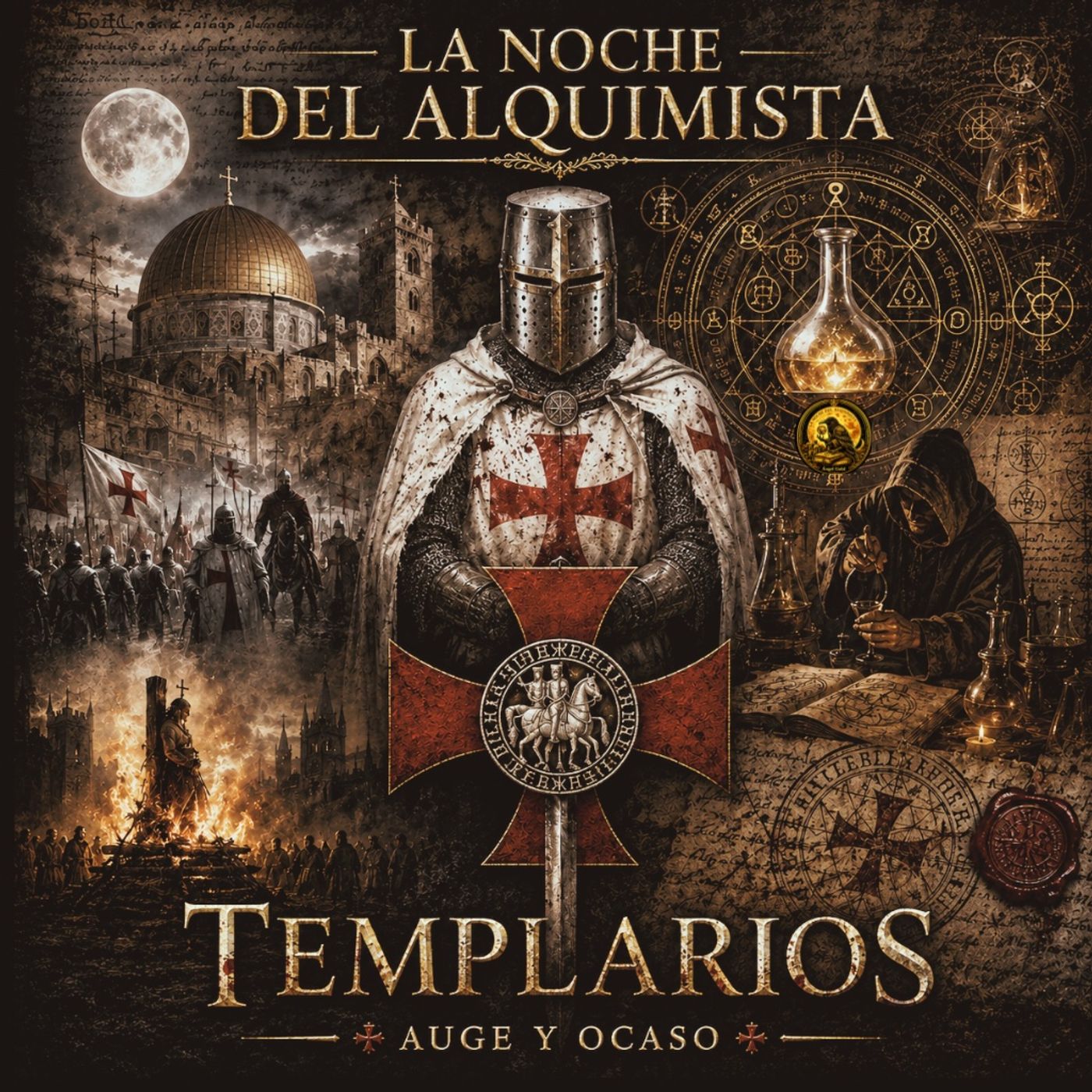Portada de La Noche Del Alquimista