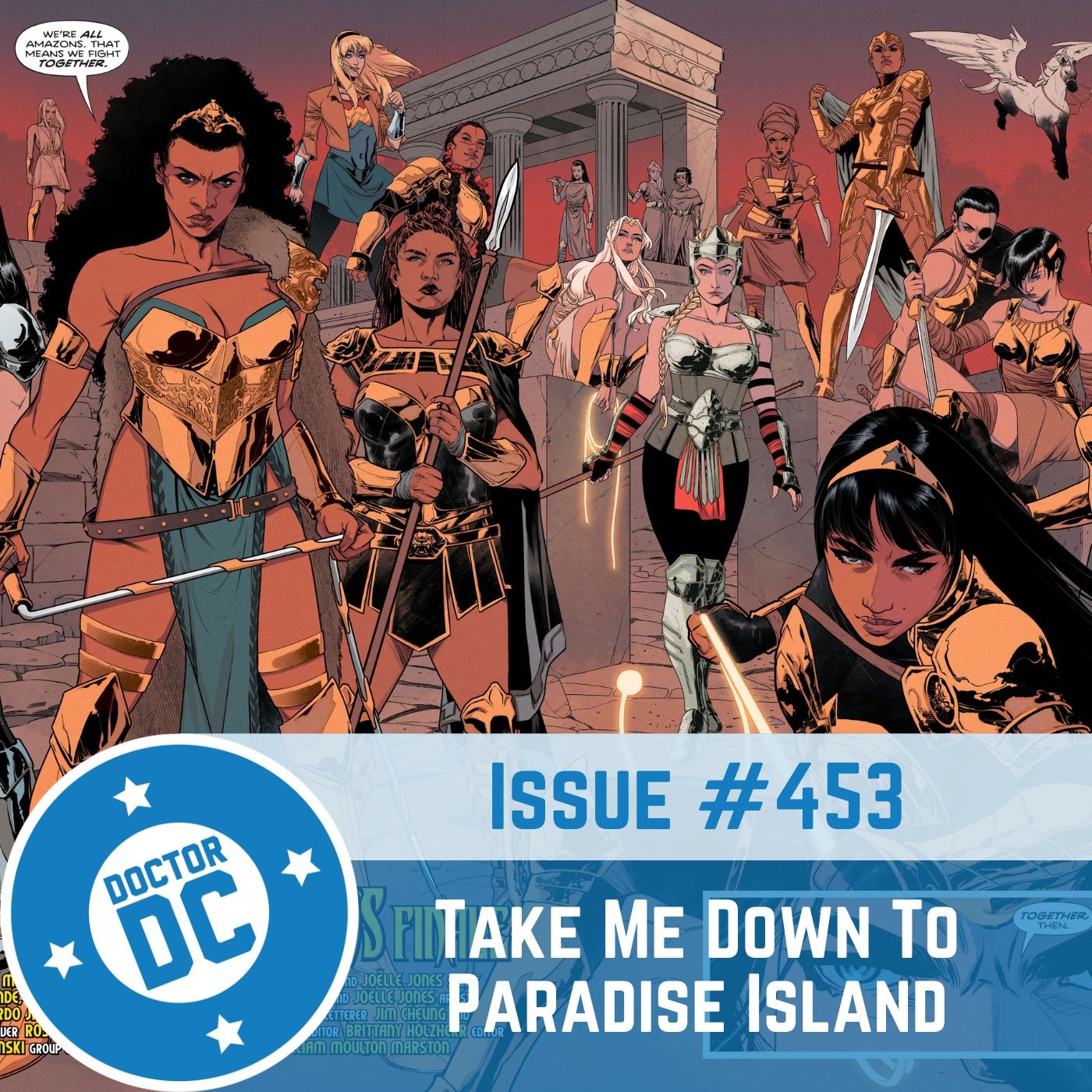 Issue #453 - “Take Me Down To Paradise Island” episode artwork