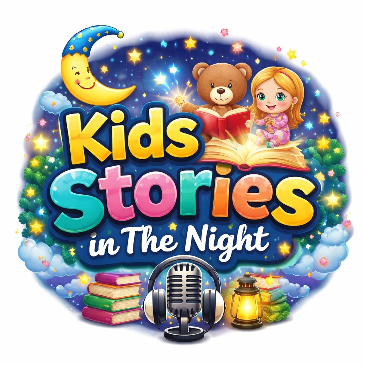 Kids Stories in The Night podcast artwork
