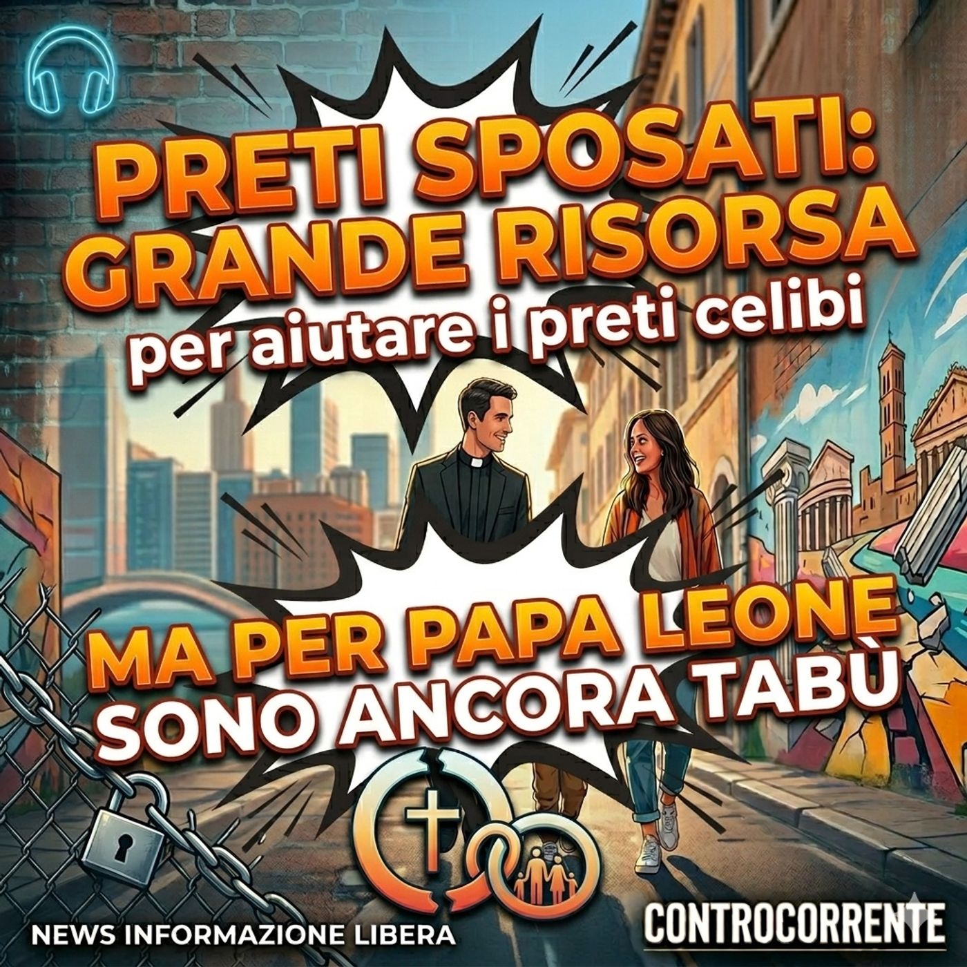 Preti sposati grande risorsa per aiutare i preti celibi: ma per Papa Leone sono ancora tabù episode artwork