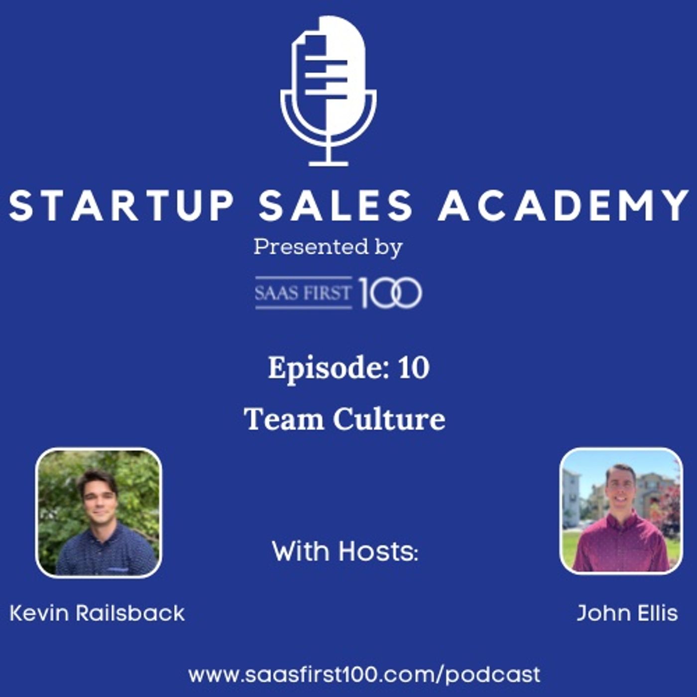 Startup Sales Academy presented by SaaS First 100