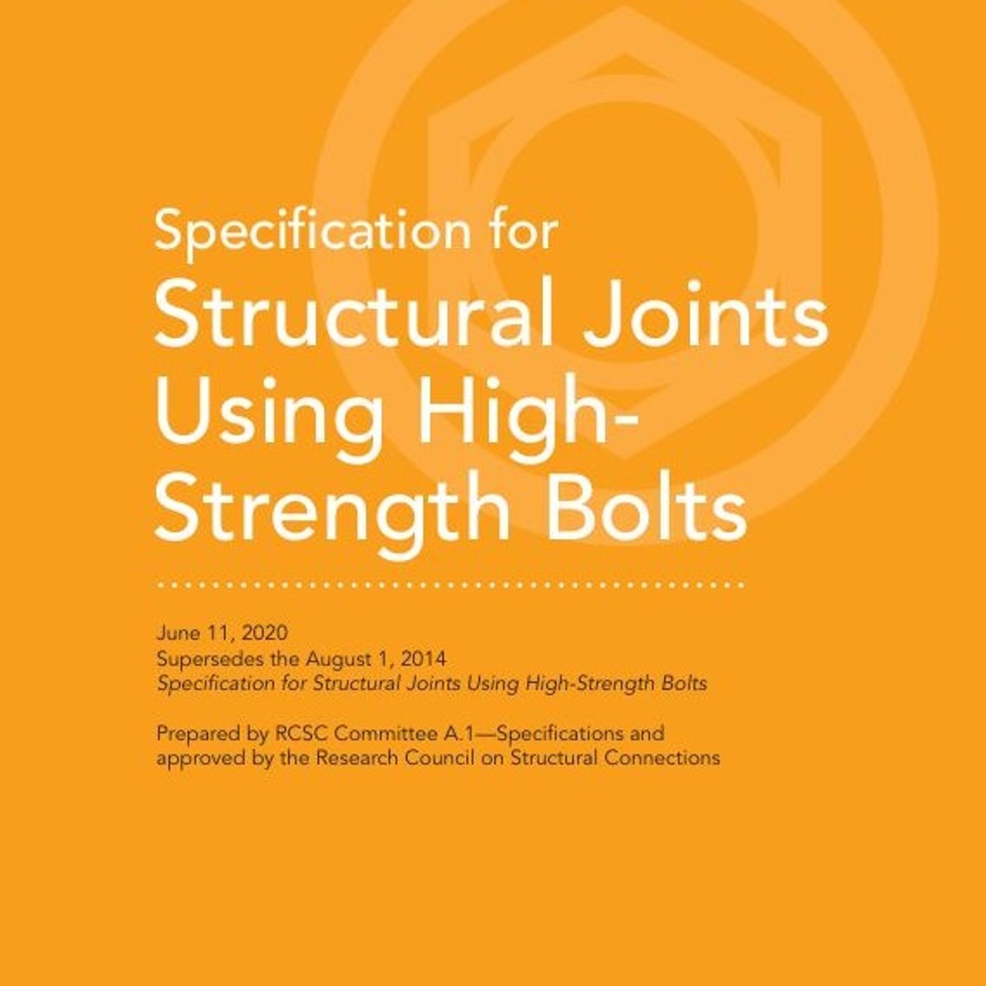 Specification for Structural Joints Using High- Strength Bolts episode artwork