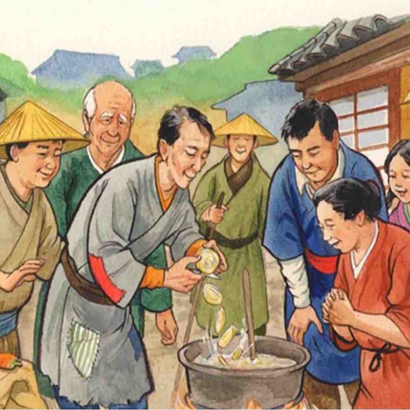 LA SOPA DE PIEDRAS 🤝 Moraleja | Audiocuentos