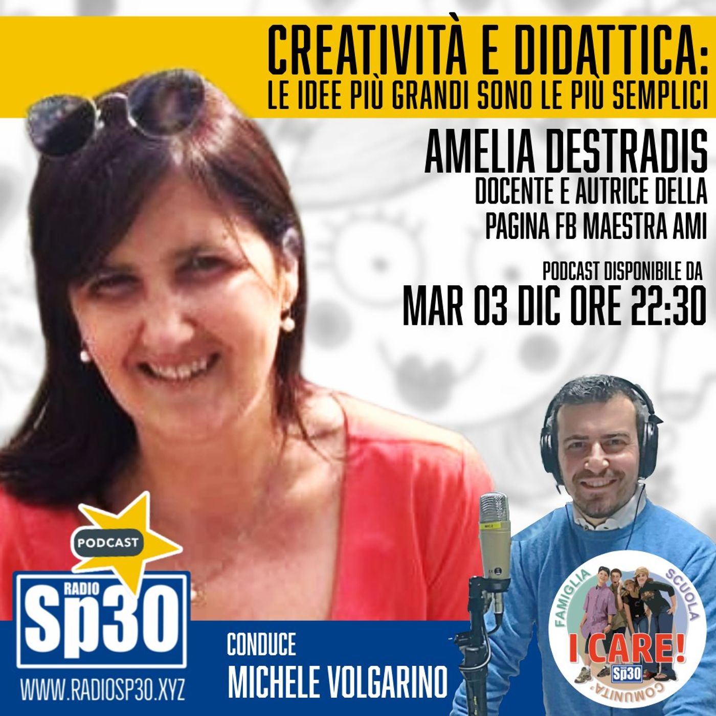 #𝗜𝗖𝗔𝗥𝗘 - Creatività e didattica: le idee più grandi sono le più semplici - Amelia Destradis