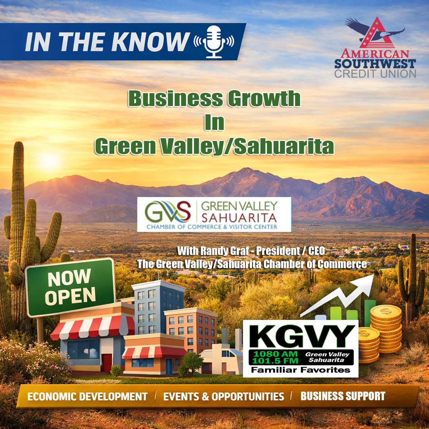In The Know - Business Growth in Green Valley Sahuarita with Randy Graf (Aired 03/23/2026) episode artwork