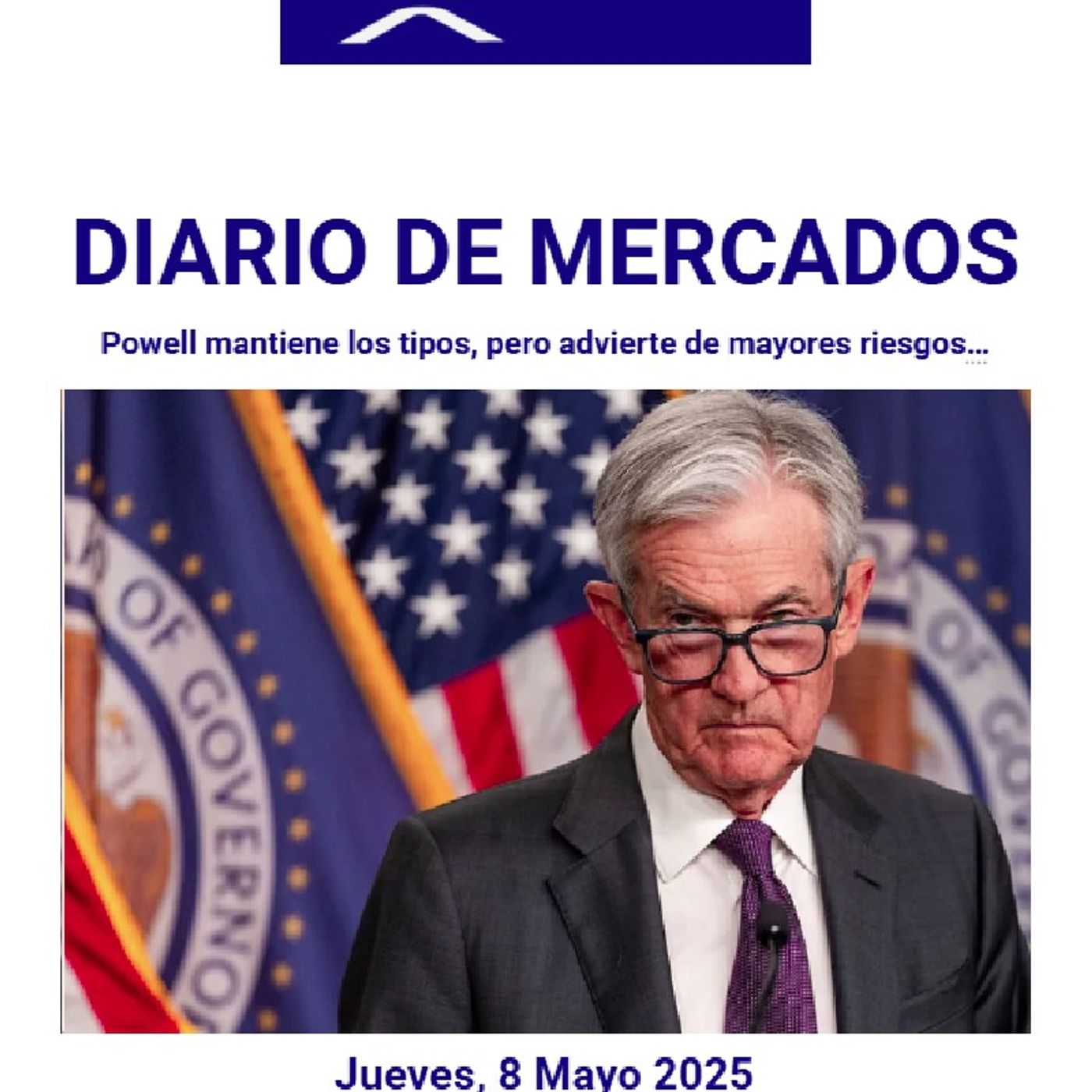 PODCAST en abierto DIARIO DE MERCADOS Jueves 8 Mayo 2025 episode artwork