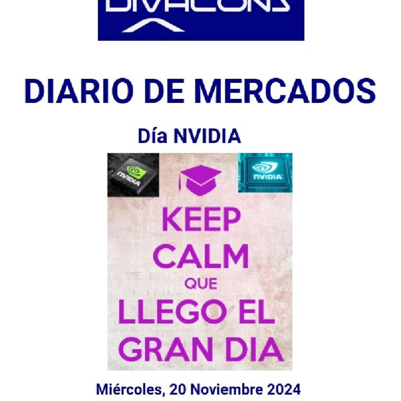 PODCAST en abierto DIARIO DE MERCADOS Miércoles 20 Nov 2024 episode artwork