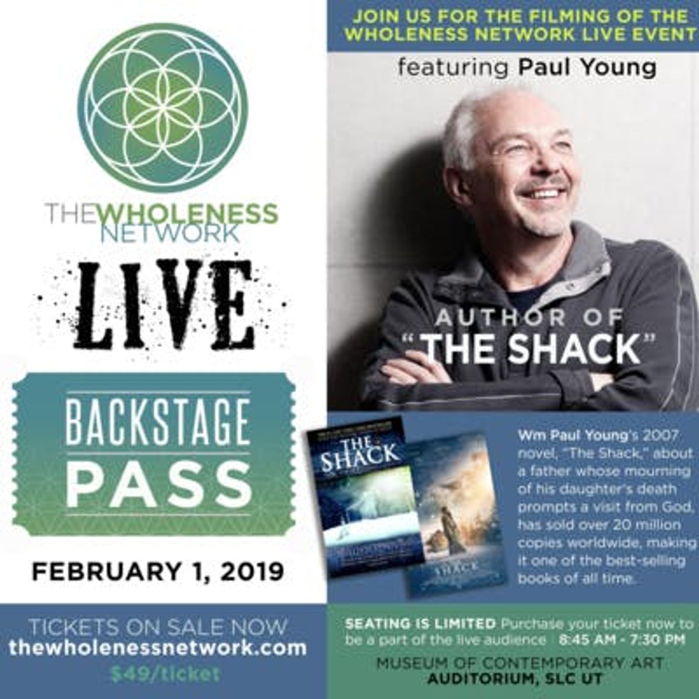 16. Wm Paul Young author of The Shack Transforming into Wholeness episode artwork
