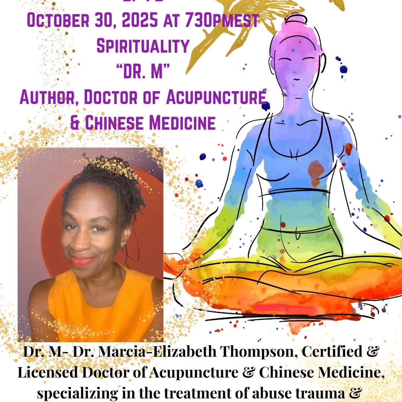 Two Psychics Ep 72 Spirituality & Guest Dr M Doctor of Acupuncture & Author