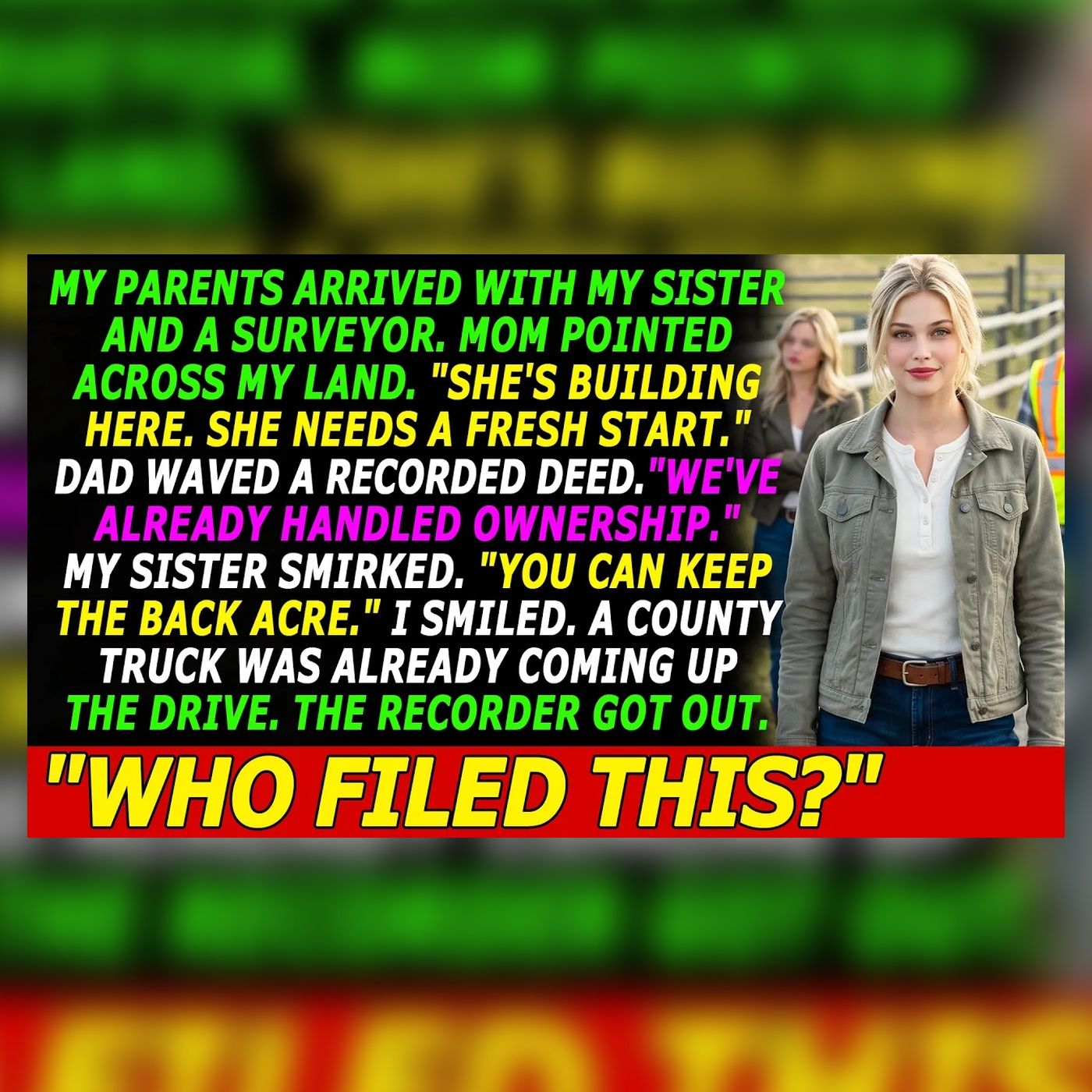My Family Tried to Take My 11 Acres—Then Dad Was Questioned | family betrayal episode artwork