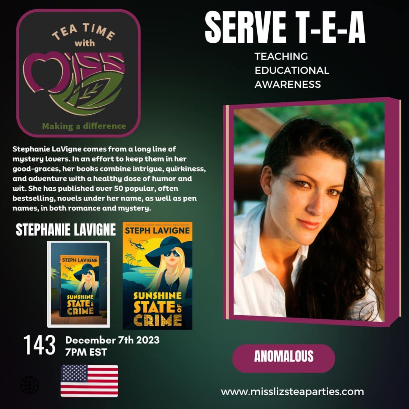 Teatime with Miss Liz