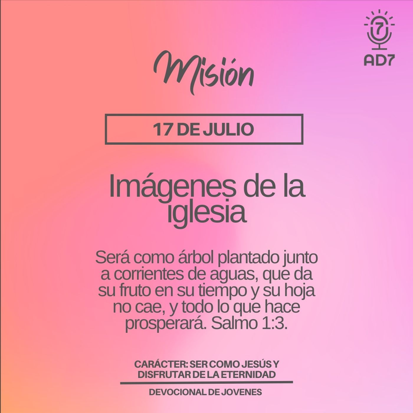 AD7 Devocional - Diferente / Inverso