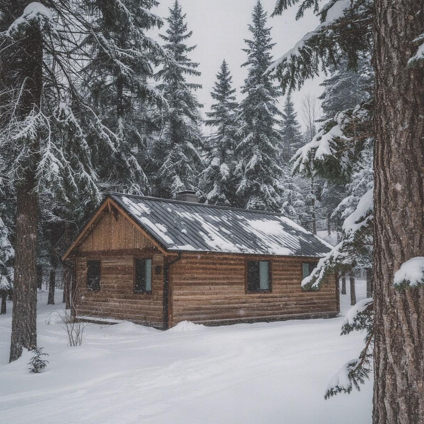 Snow on Metal Roof - 10 Hours Sleep Sound