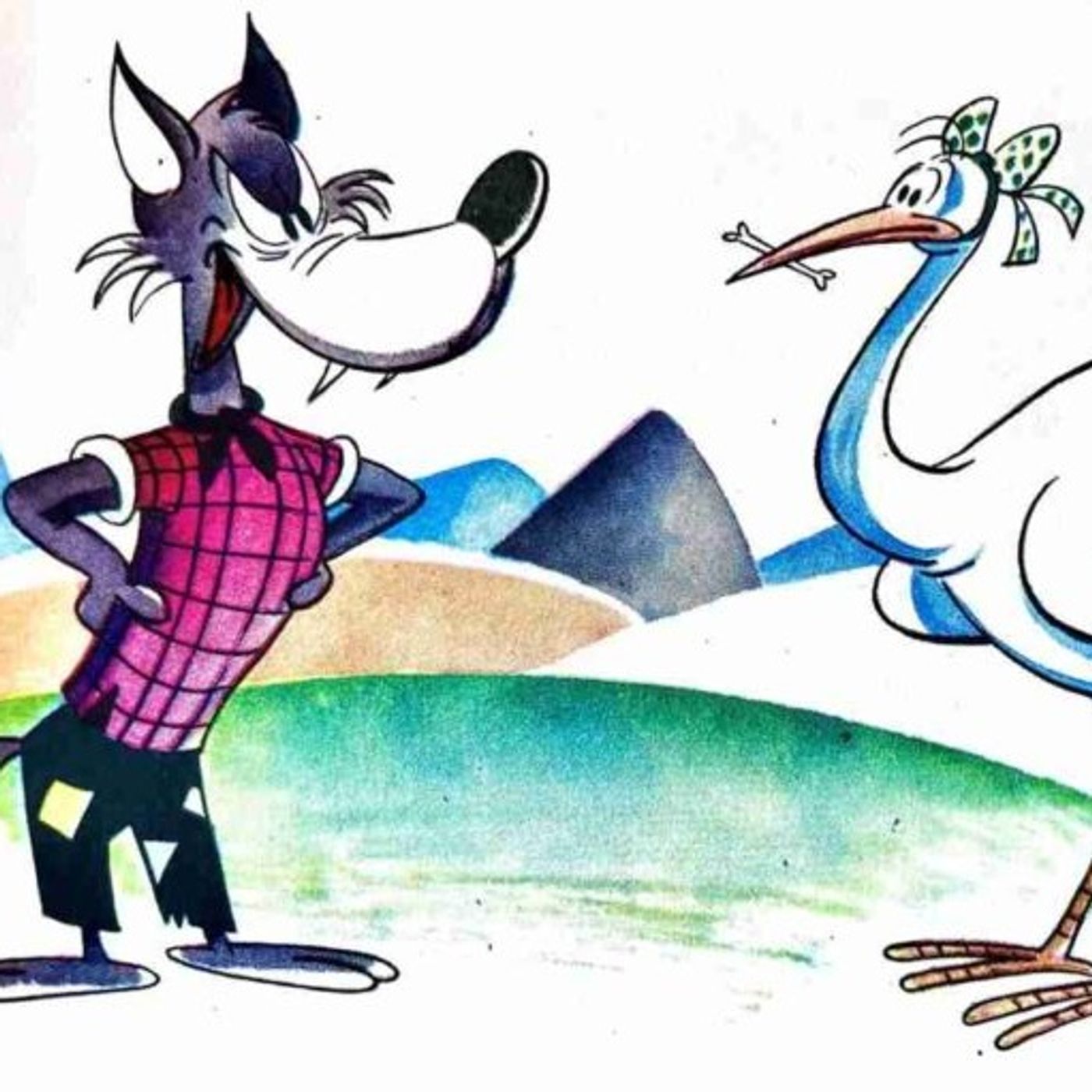 EL LOBO Y LA CIGÜEÑA 🐺 Fábula Corta | Audiocuentos | Moraleja de Esopo  | Spanish fables with moral