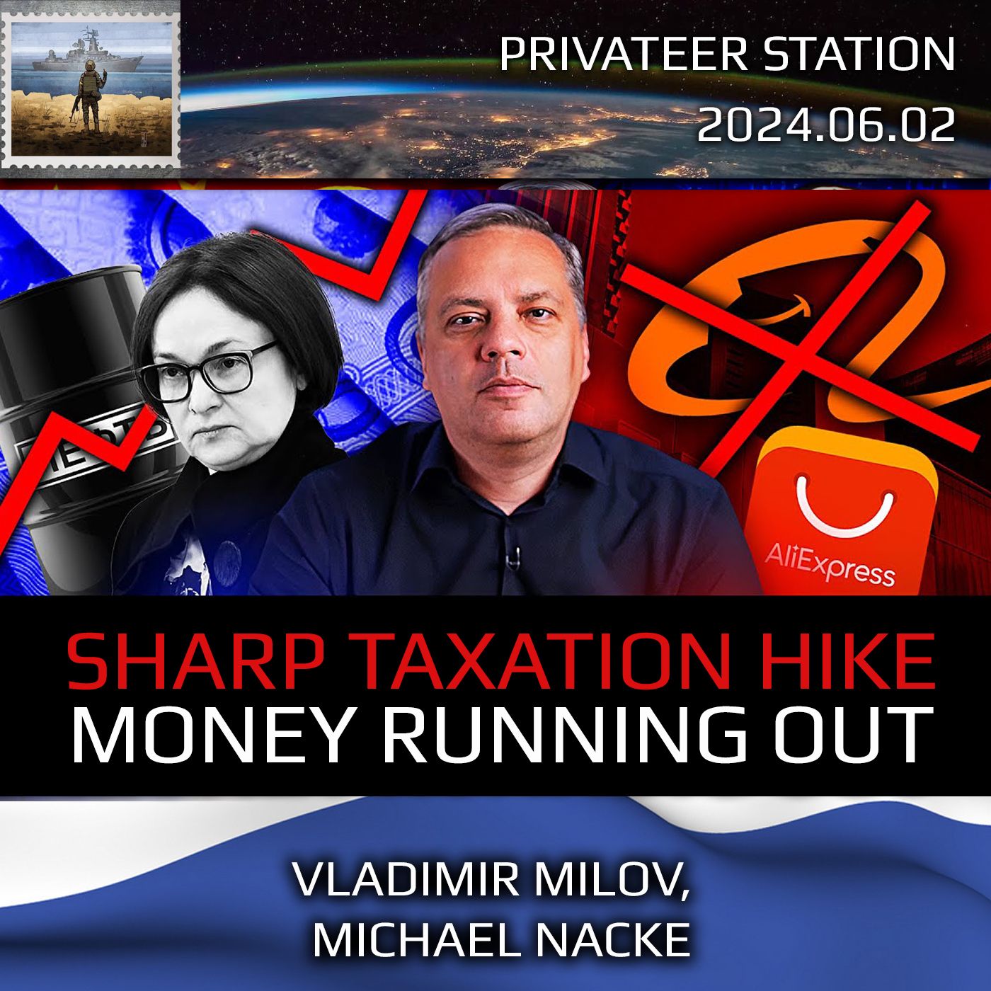 cover of episode State of Russian Economy: Sharp Tax Hike. Money Running Out. Vladimir Milov & Michael Nacke