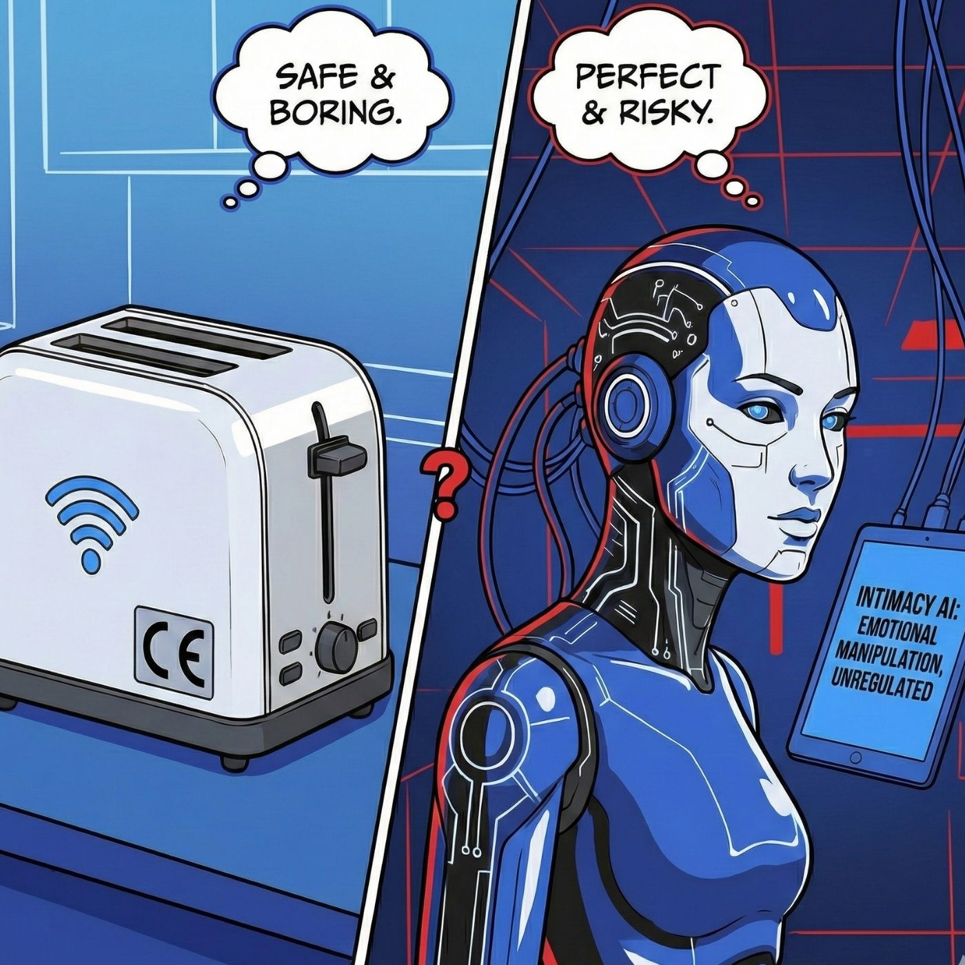 Storia di un tostapane e l'amante artificiale