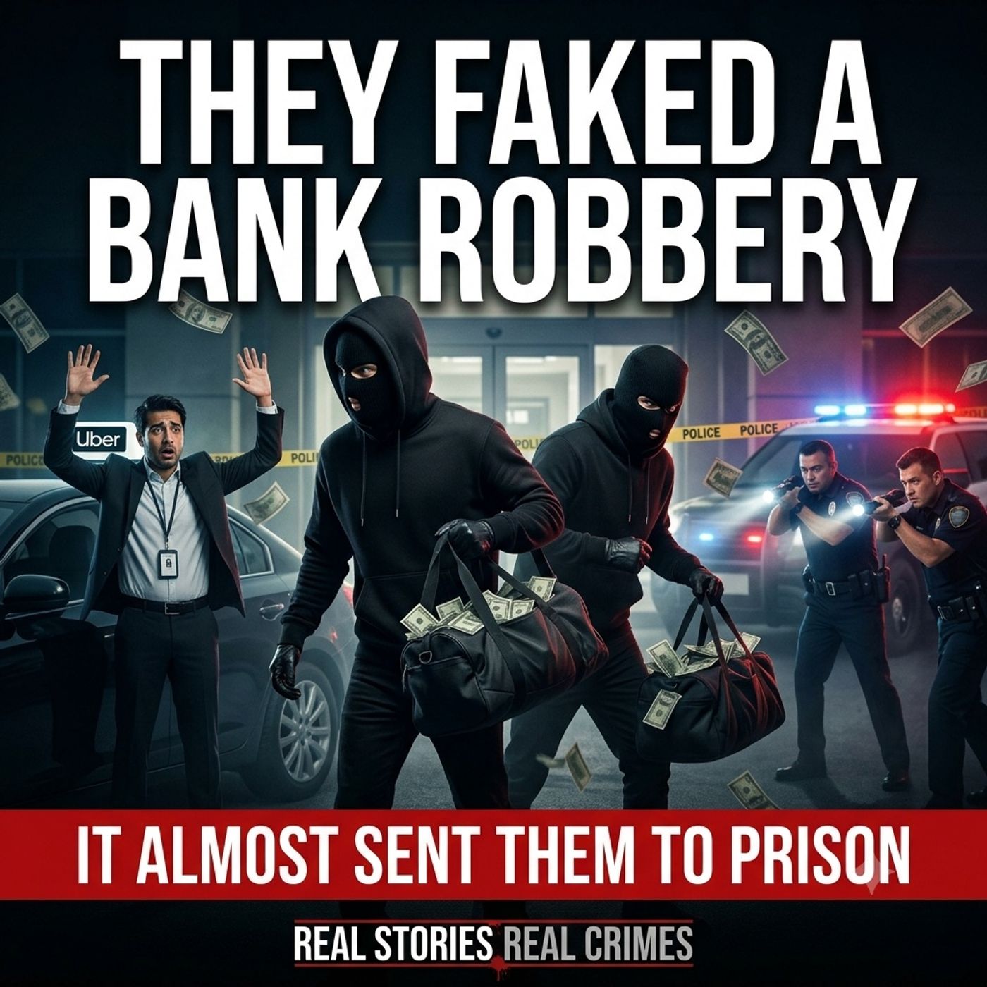 THEY FAKED A BANK ROBBERY