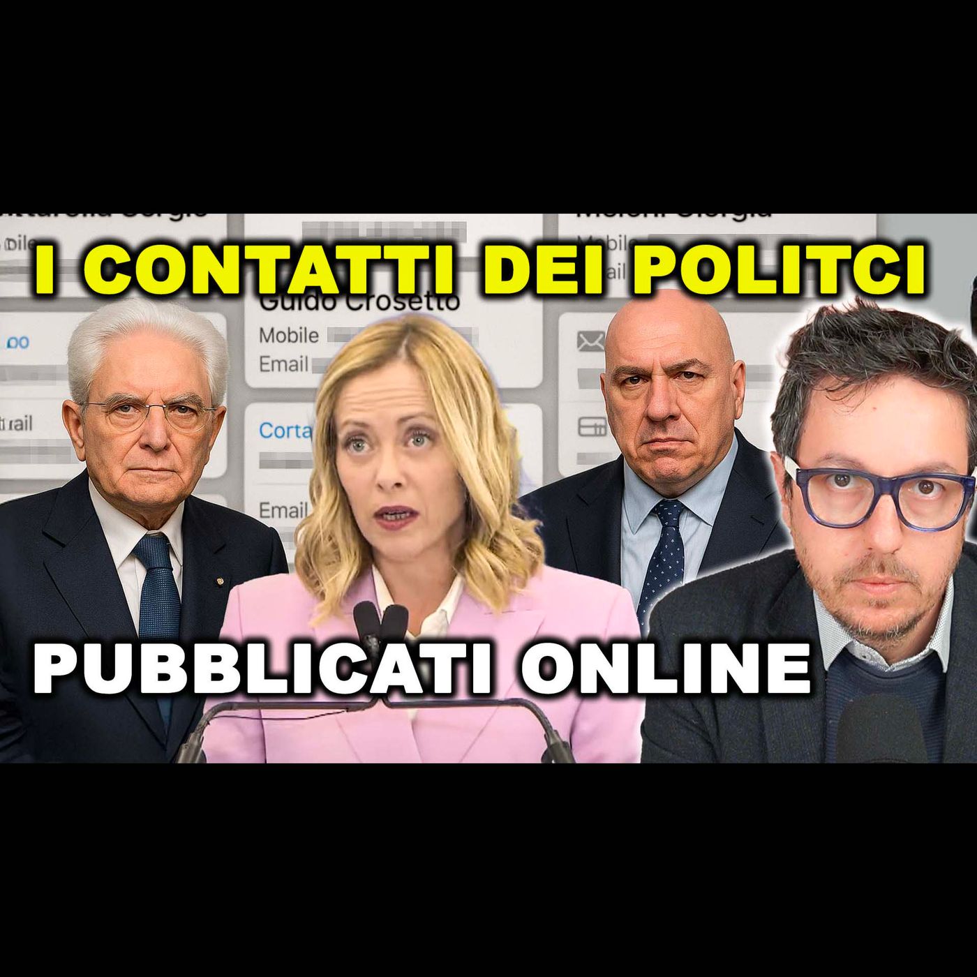 I NUMERI DI TELEFONO PERSONALI di Meloni, Crosetto, Mattarella e forze dell’ordine ONLINE