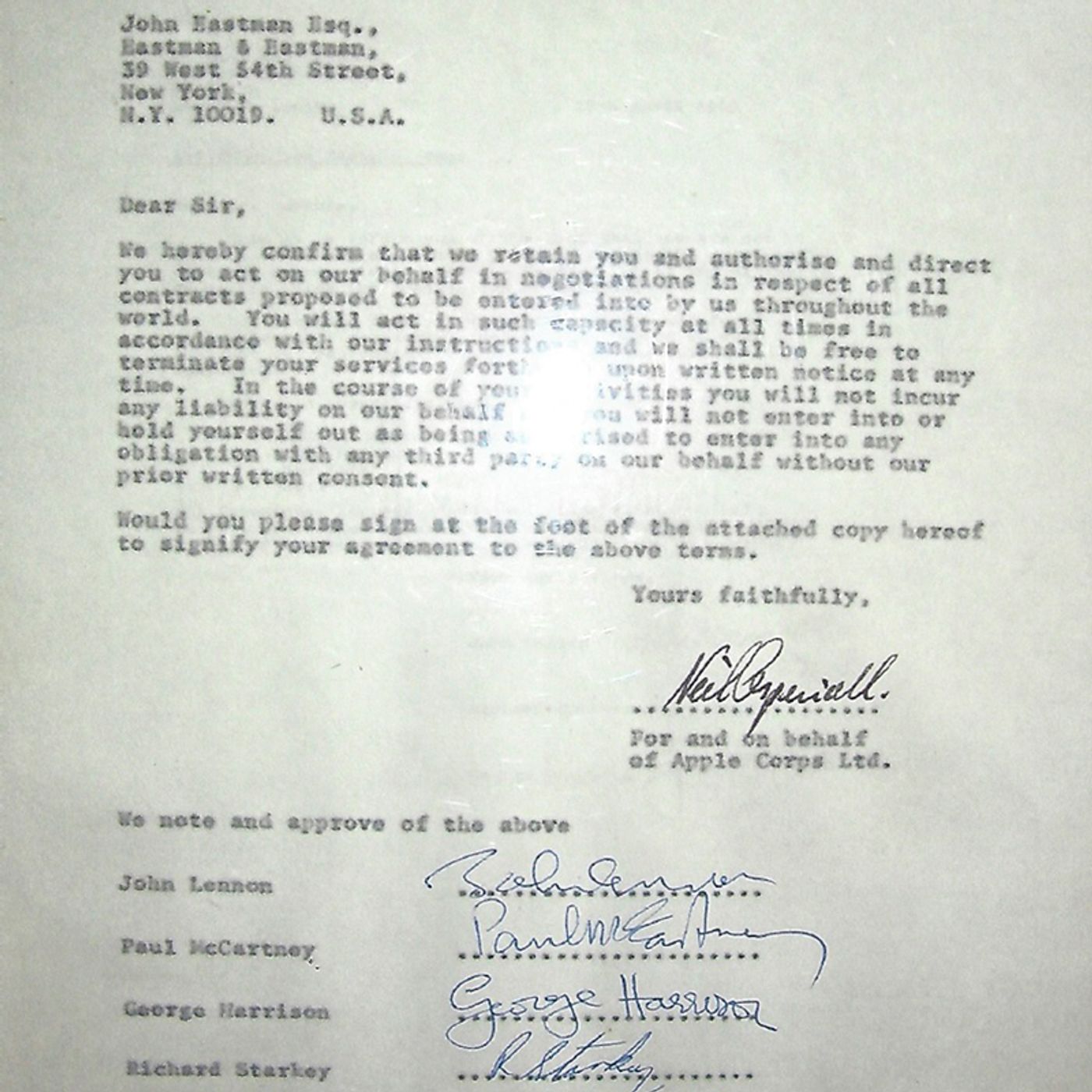 El Club de los Beatles: Carta para John Eastman y Lee Eastman episode artwork