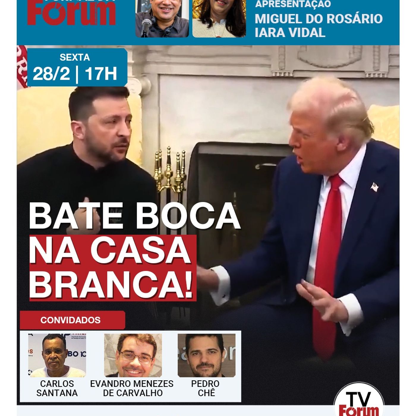 Trump e Zelensky batem boca no Salão Oval da Casa Branca | 28.02.25 episode artwork