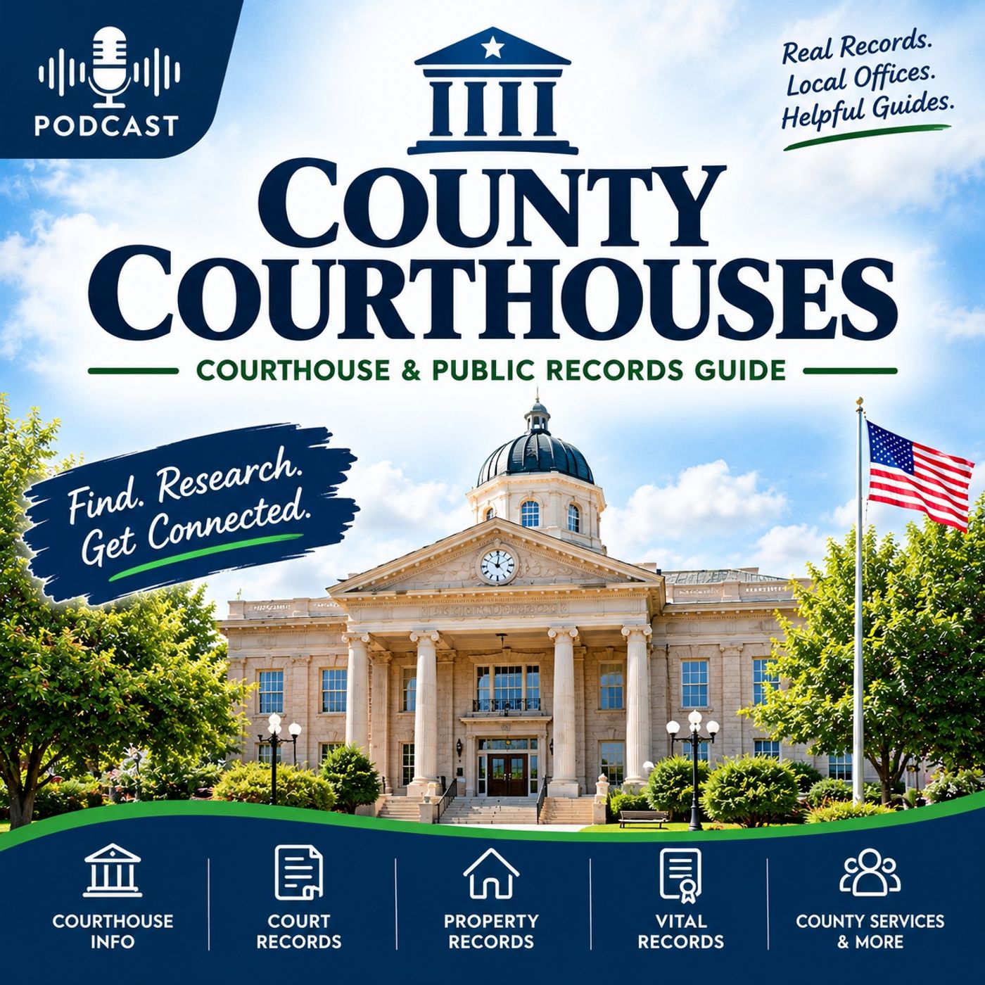 County Courthouses podcast artwork