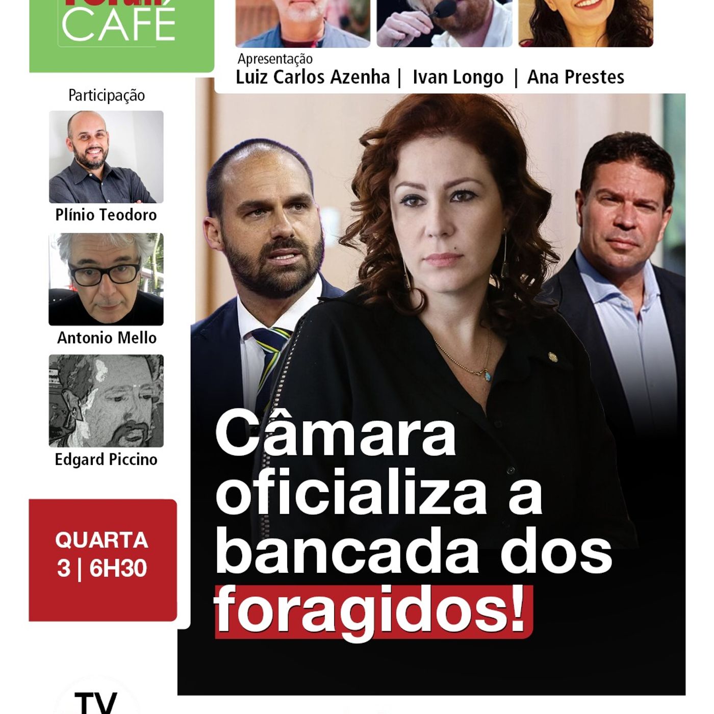 Relator rejeita cassação de condenada e foragida Zambelli | 03.12.25