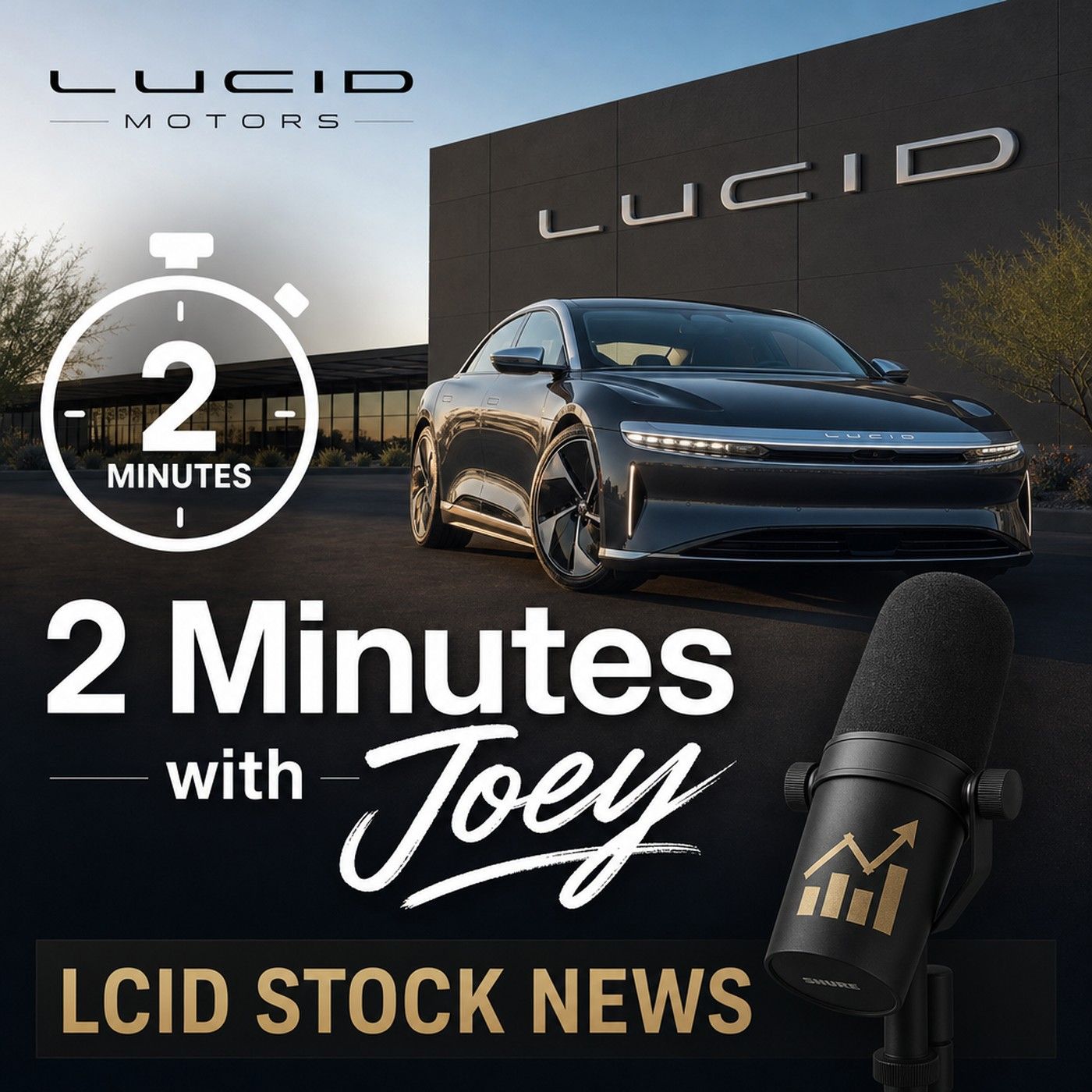 2 Minutes with Joey - LCID Stock News podcast artwork