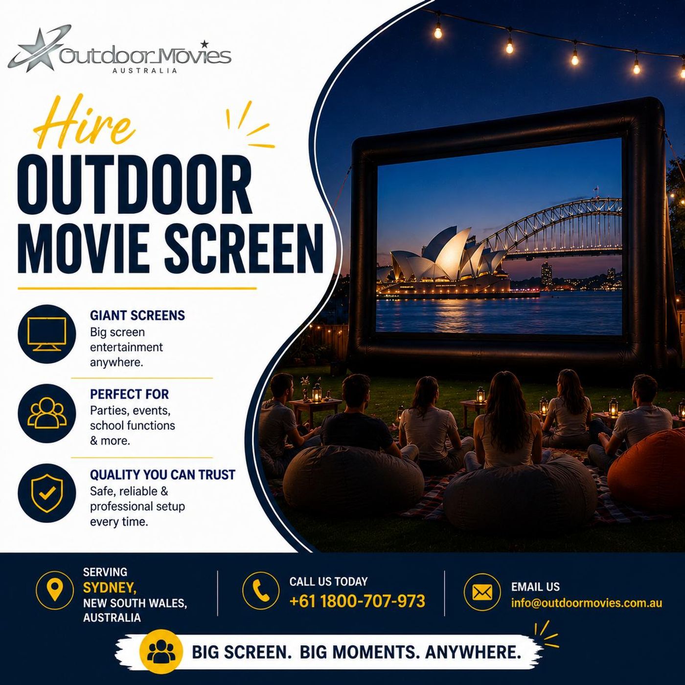 Hire Outdoor Movie Screen for Memorable Events Across Sydney episode artwork