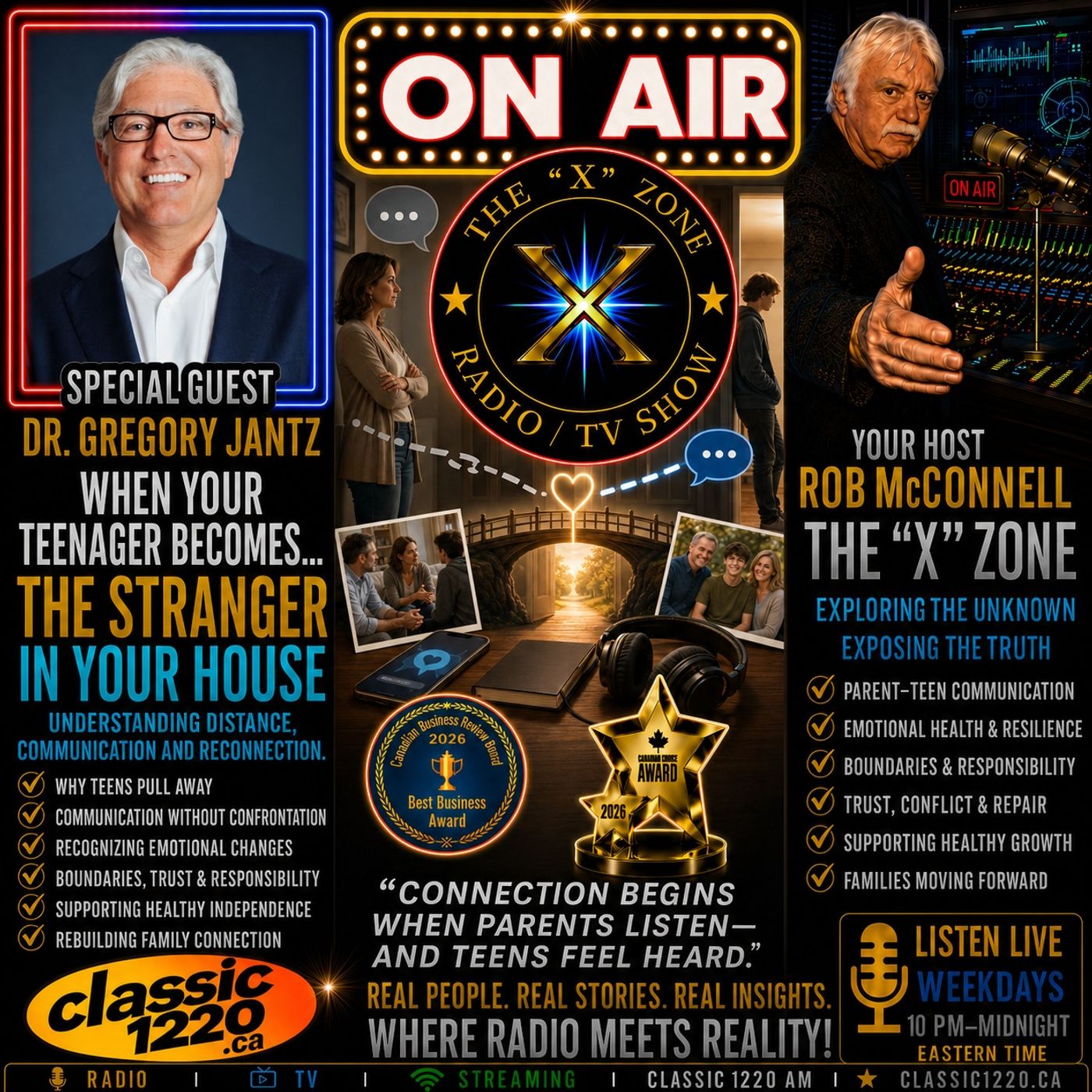 Rob McConnell Interviews - DR. GREGORY JANTZ - When Your Teenager Becomes... the Stranger in Your House episode artwork