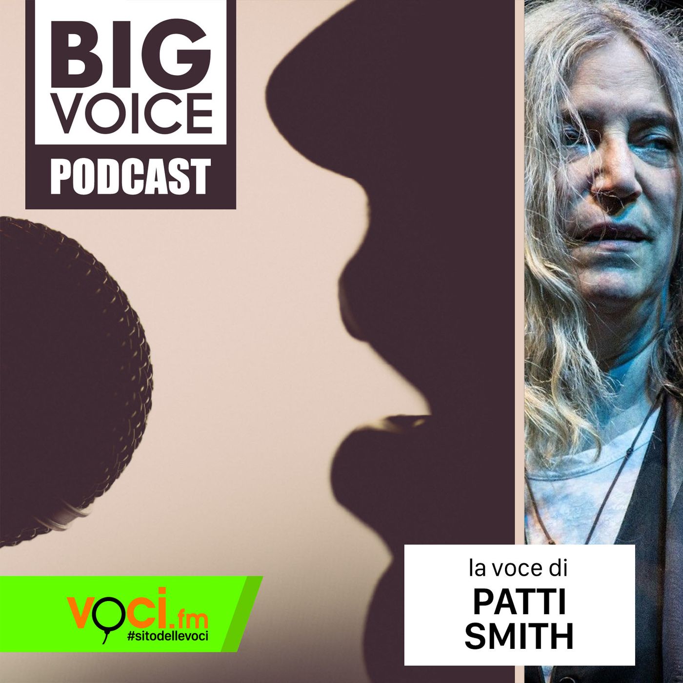 BIG VOICE PODCAST: Patti Smith - clicca play e ascolta il podcast episode artwork